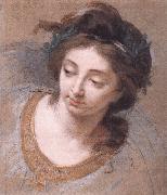 VIGEE-LEBRUN, Elisabeth Woman's Head iy Norge oil painting reproduction